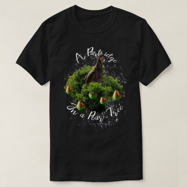 Camiseta Perdiz en árbol perezoso (Diseño del anverso)