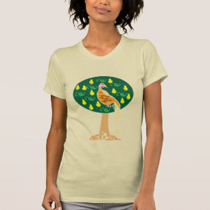 Camiseta Perdiz en un árbol de pera