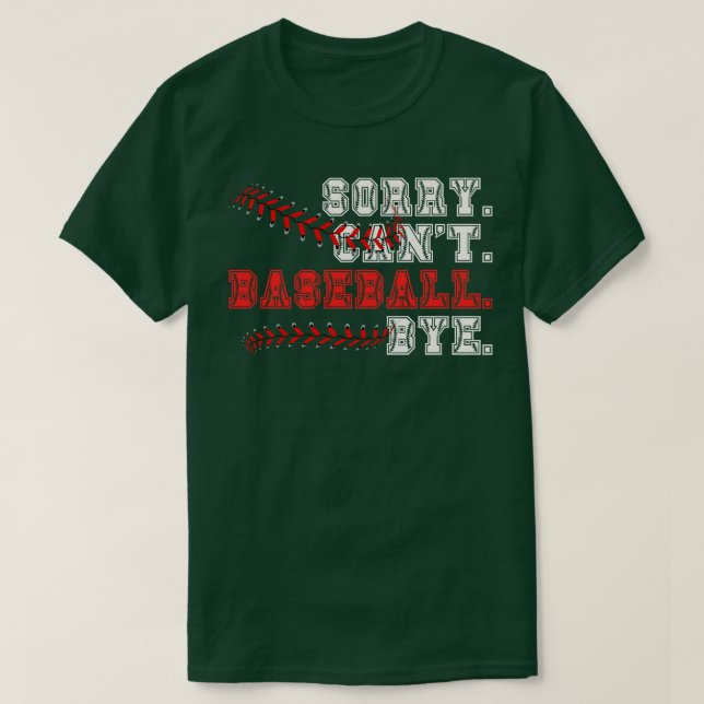 Camiseta Perdón Cant Baseball Bye 11 (Diseño del anverso)