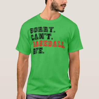 Camiseta Perdón Cant Baseball Bye 13