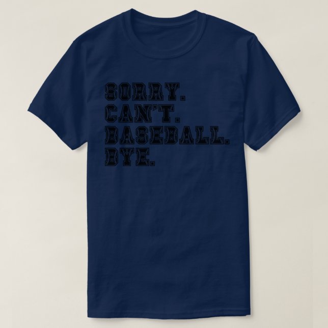 Camiseta Perdón Cant Baseball Bye 14 (Diseño del anverso)