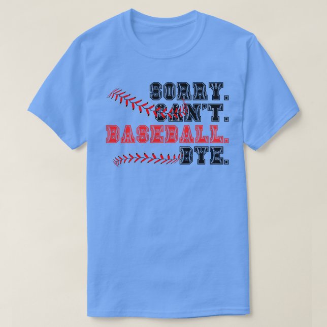 Camiseta Perdón Cant Baseball Bye 22 (Diseño del anverso)