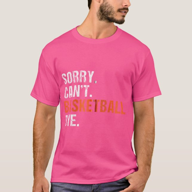 Camiseta Perdón Cant Basketball Bye Funny Basketball Zip (Anverso)