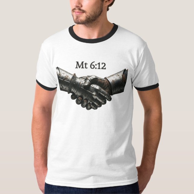 Camiseta Perdón - Mateo 6:12 de All43 (Anverso)