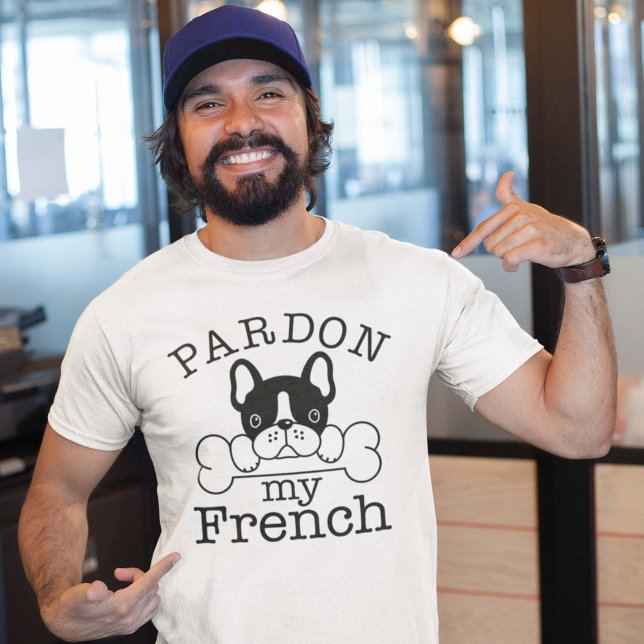 Camiseta Perdón Mi Francés (french bulldog shirt pardon my french)