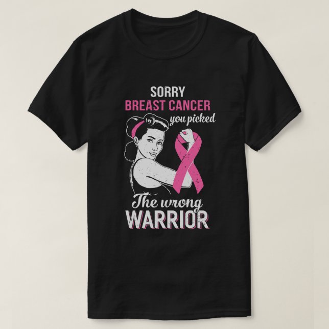 Camiseta Perdón Por El Cáncer Que Has Escogido El Pecho Gue (Diseño del anverso)
