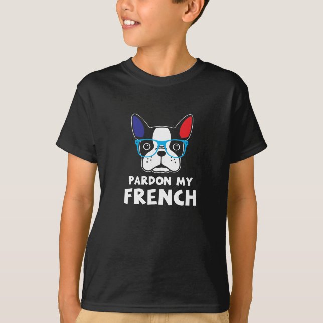 Camiseta Perdón por mi gracioso Bulldog francés (Anverso)