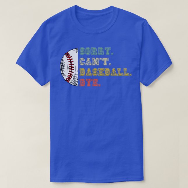 Camiseta Perdón por no poder despedirse del béisbol 35 (Diseño del anverso)