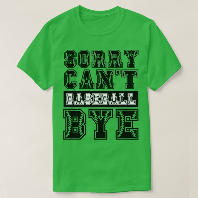 Camiseta Perdón por no poder despedirse del béisbol 42 (Diseño del anverso)