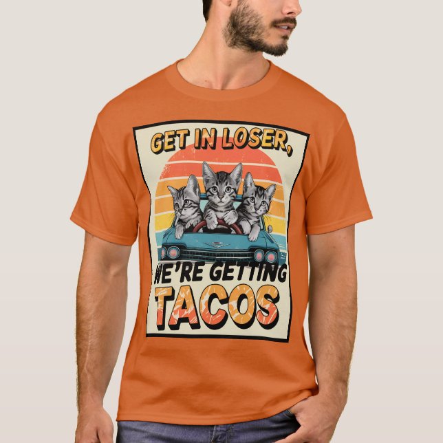Camiseta PERDÓN, TENEMOS TACOS, gatos (Anverso)