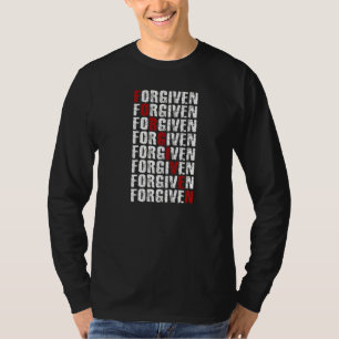 Camiseta Perdonado cristiano Inspirador para hombres mujere