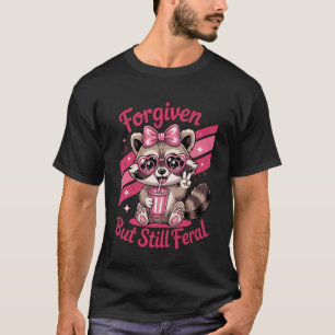Camiseta Perdonado Pero Todavía Feral Cita Cristiana Divert