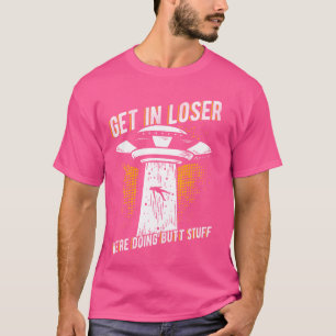 Camiseta PERDONAMOS HACEMOS BUTT STUFF Alien Abductio