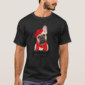 Camiseta Perdone a mi madre francesa de perro Bulldog