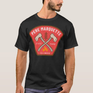 Camiseta Pere Marquette State Park Illinois Forest Camp Fir