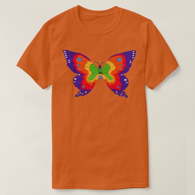 Camiseta Perect edición limitada de mariposa de Pompeya Mas (Diseño del anverso)
