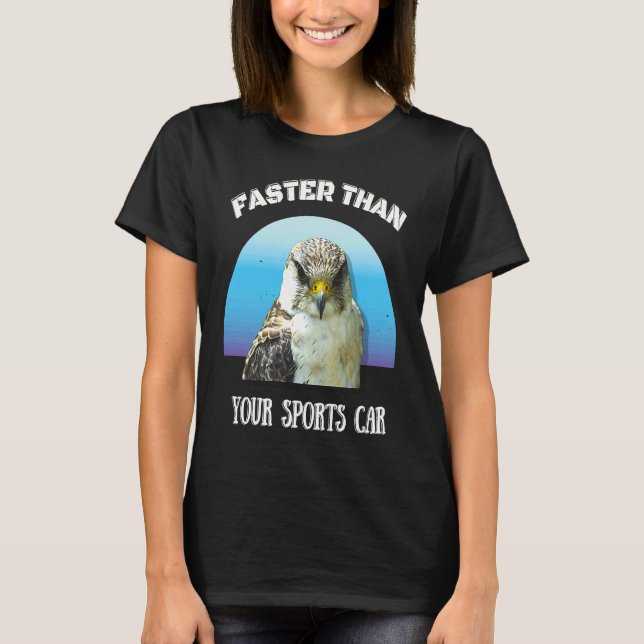 Camiseta Peregrine Falcon Fast Speed Meme  Men Women Kids (Anverso)