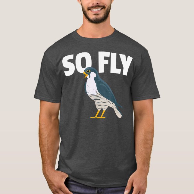 Camiseta Peregrine Falcon Gift for a Birdwatcher (Anverso)