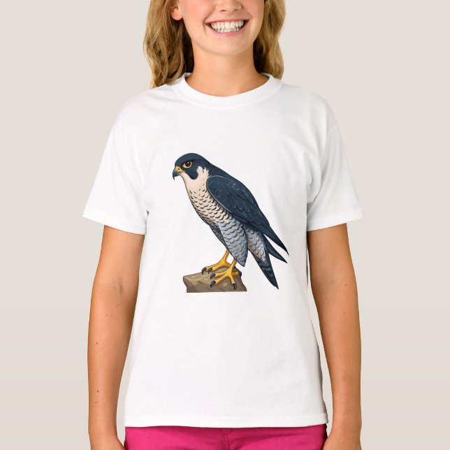 Camiseta Peregrine falcon  Girls' T-Shirts (Anverso)