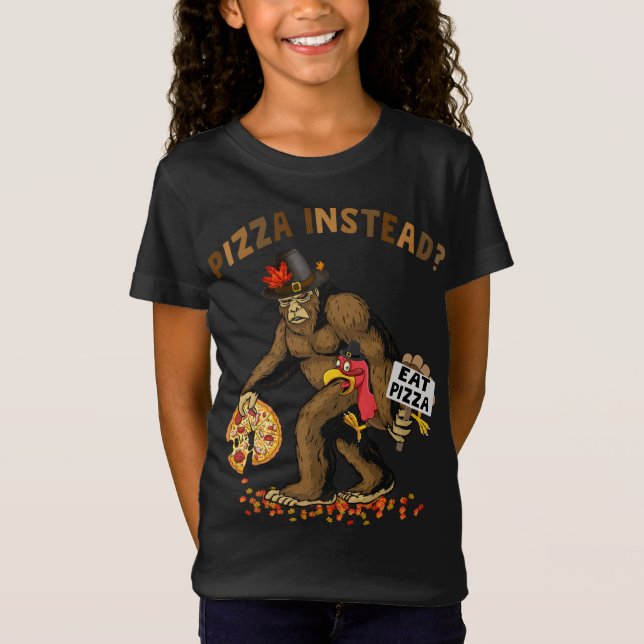 Camiseta Peregrino a pie de página calabaza Turquía come pi (Anverso)