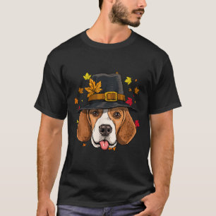 Camiseta Peregrino beagle de Acción de Gracias Día de Turqu