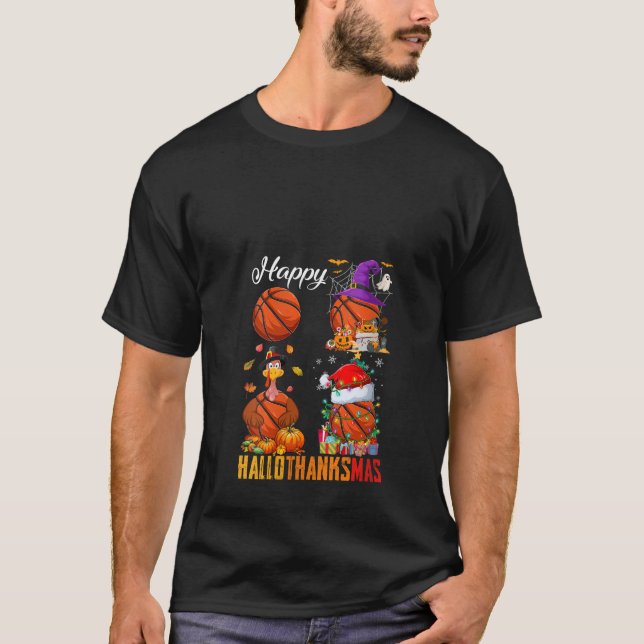 Camiseta Peregrino Brujo Santa Balls Feliz HalloTh (Anverso)