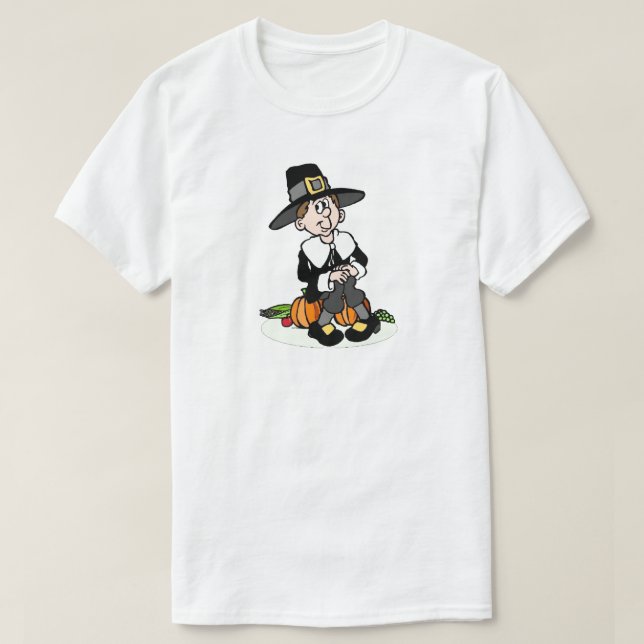 Camiseta Peregrino con calabaza (Diseño del anverso)