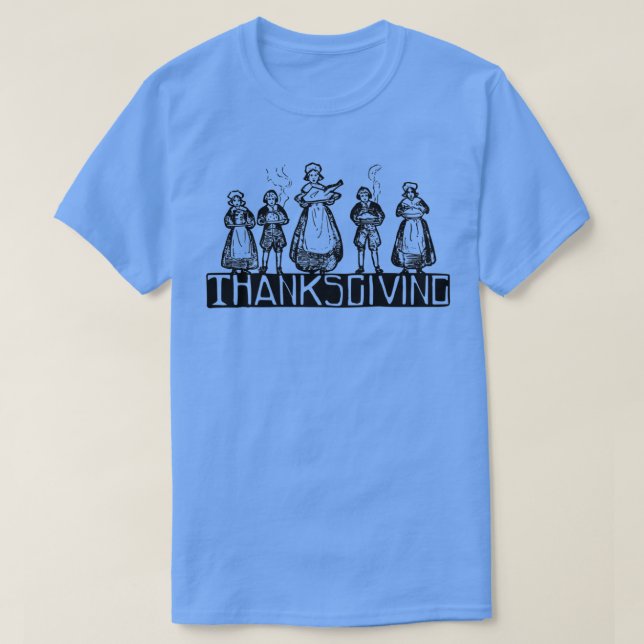 Camiseta Peregrino de Acción de Gracias (Diseño del anverso)