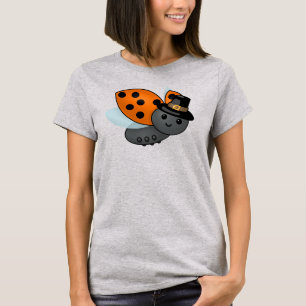 Camiseta Peregrino de la Ladybug del Día de Acción de Graci