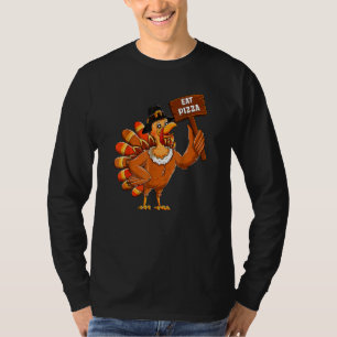 Camiseta Peregrino de Turquía Comer Pizza Niños Vegan Adult