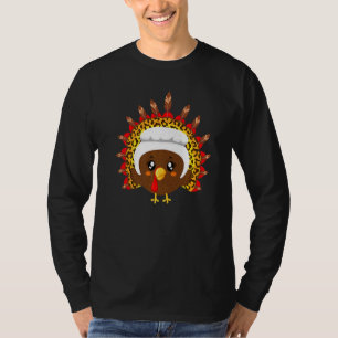 Camiseta Peregrino Leopardo De Turquía Coincide Con Niños C