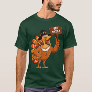 Camiseta Peregrino Turco Comer Pizza Adultos Vegan Niños Gr