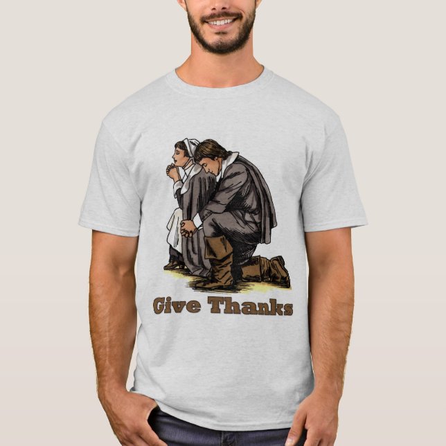 Camiseta Peregrinos rezando (Anverso)