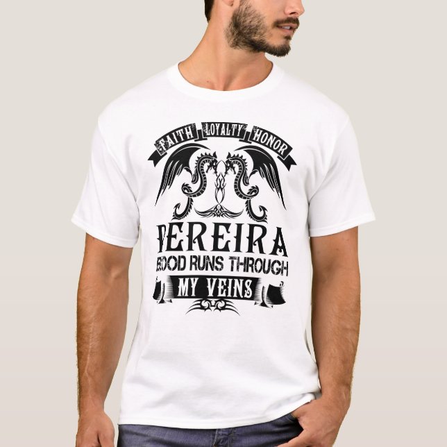 Camiseta PEREIRA Blood Runs Through My Veins (Anverso)
