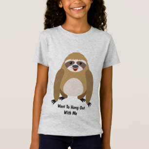 Camiseta Pereza animada linda