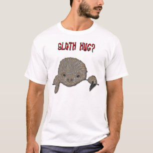 Camiseta Pereza del bebé del abrazo de la pereza