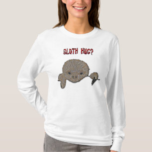 Camiseta Pereza del bebé del abrazo de la pereza