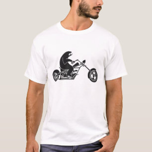 Camiseta Pereza lenta en una bici rápida