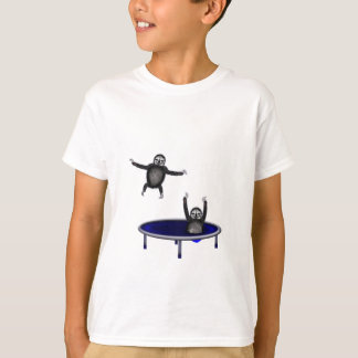 Camiseta perezas trampolining