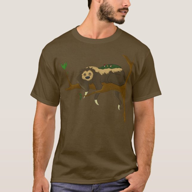 Camiseta perezosa de la pereza (Anverso)