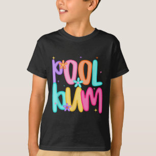 Camiseta Perezoso de Piscina Poder Floral Verano Diversión
