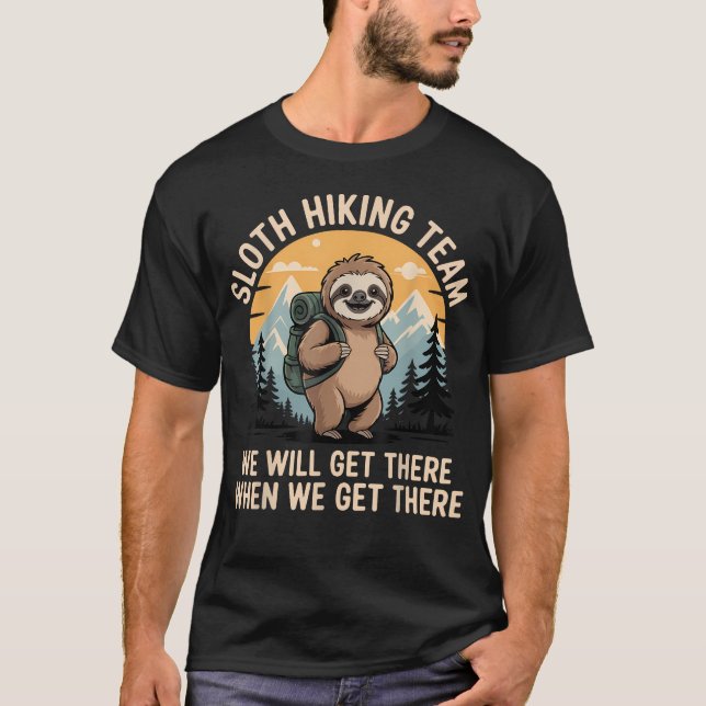 Camiseta Perezoso Divertido (Anverso)