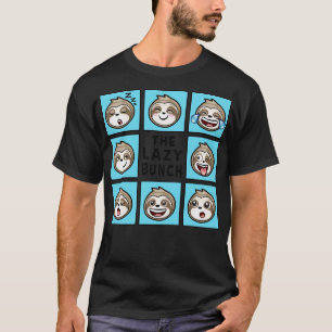Camiseta Perezoso Divertido LA BANDA PEREZOSA