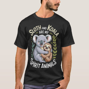 Camiseta Perezoso Divertido Y Koala Marsupial Koalas Vida S