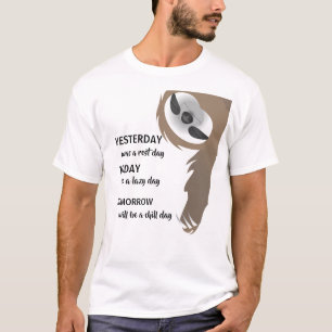 Camiseta Perezoso durmiendo perezoso