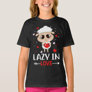 Camiseta Perezoso en el amor de ovejas para solteros El día