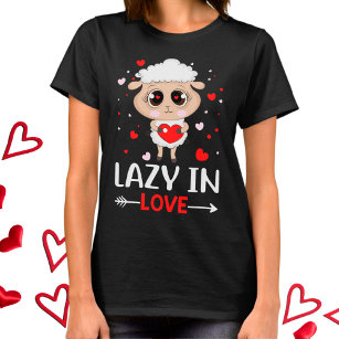 Camiseta Perezoso en el amor de ovejas para solteros El día