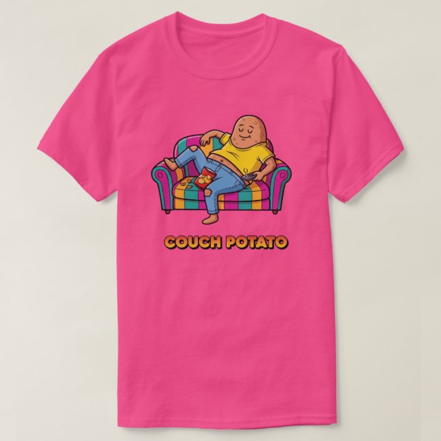 Camiseta Perezoso en Sofá (Diseño del anverso)