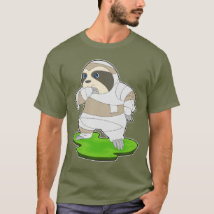 Camiseta Perezoso Halloween Momia
