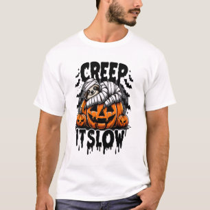 Camiseta Perezoso Lindo Feliz Halloween